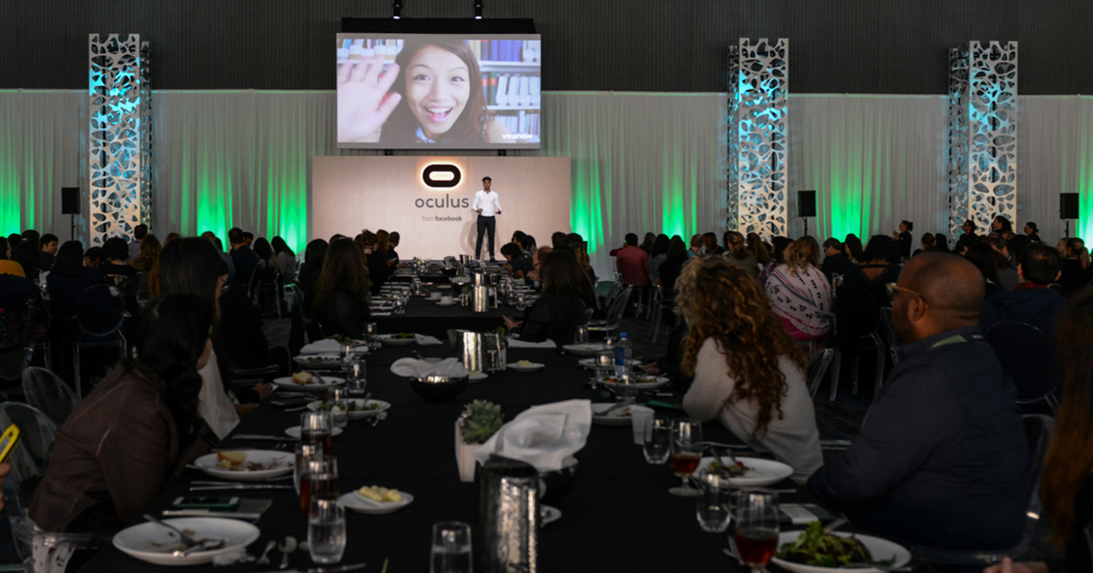diversity luncheon at oculus connect to display women diversity