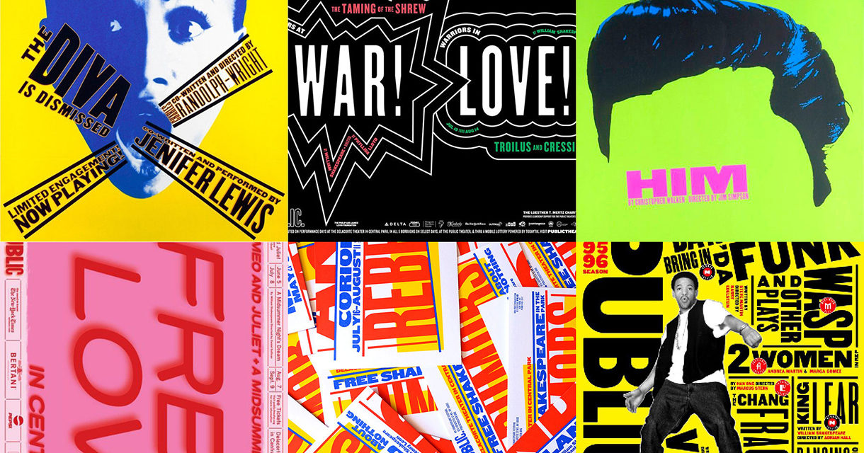 illustrations by paula scher, a graphic designer, for women's history month