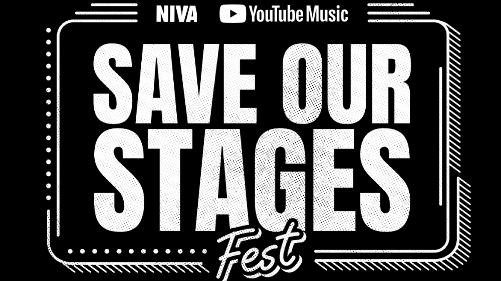 Save Our Stage Festival logo by Youtube and NIVA