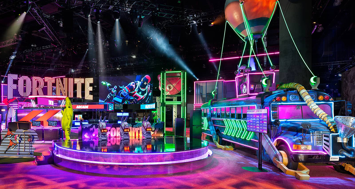 Fortnite and Epic Games Stage at E3 Live Event