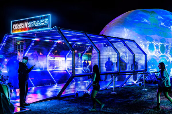 Image of Coachella 2022 Directv brand activation space portal