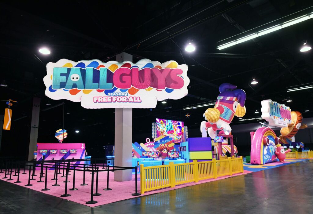 Fall Guys Ultimate Knockout Experience at VidCon US 2022, The future of trade show marketing
