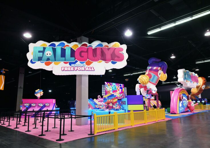 Fall Guys Ultimate Knockout Experience at VidCon US 2022