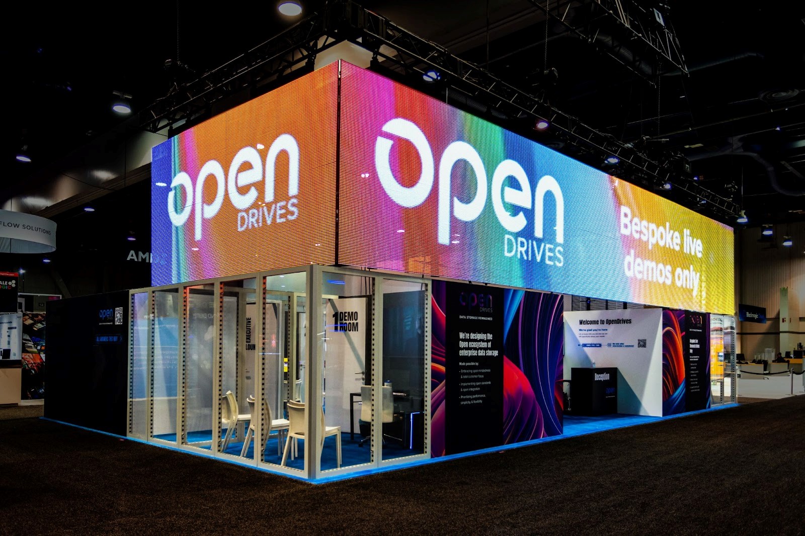 Open Drives Exhibit at NAB - Experiential Group