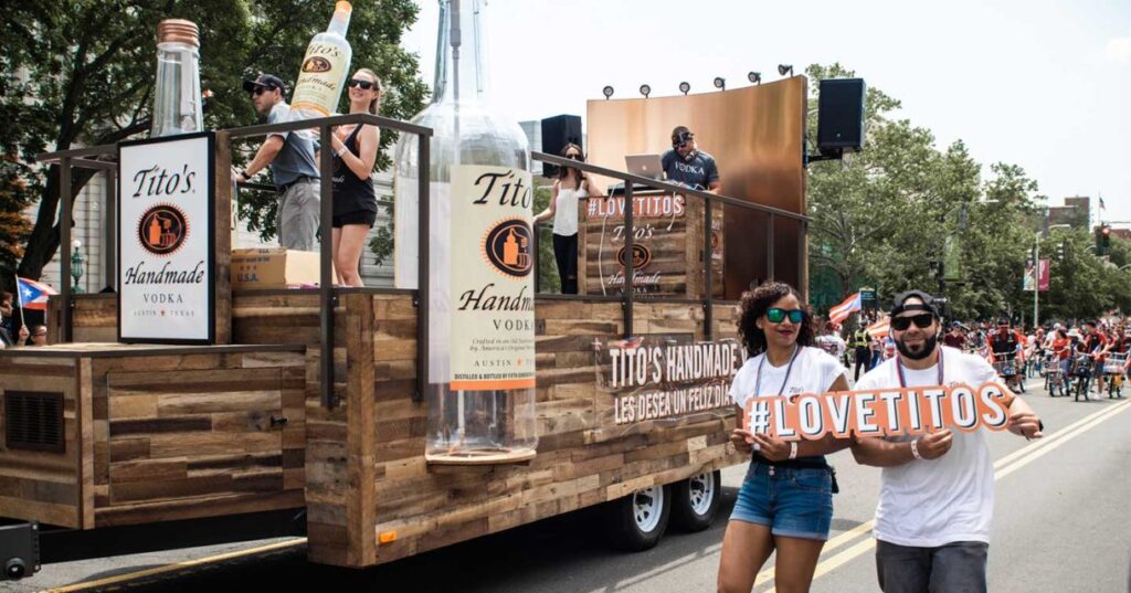 Tito's Handmade Vodka Float - Experiential Agency